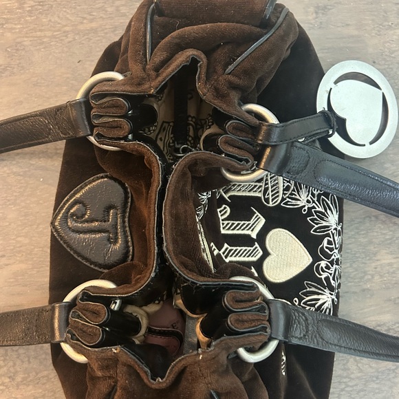 Vintage Juicy Couture Shoulder Bag Baby Fluffy with Juicy Embroidery - Picture 13 of 15